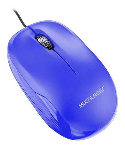 Mouse Usb Azul 1200 Dpi Multilaser Mo293