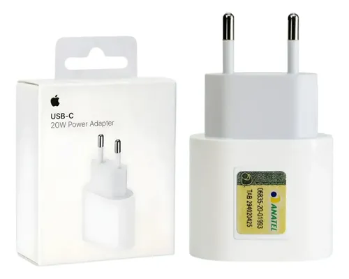 Carregador Fonte Iphone 20w Apple Tipo C Turbo