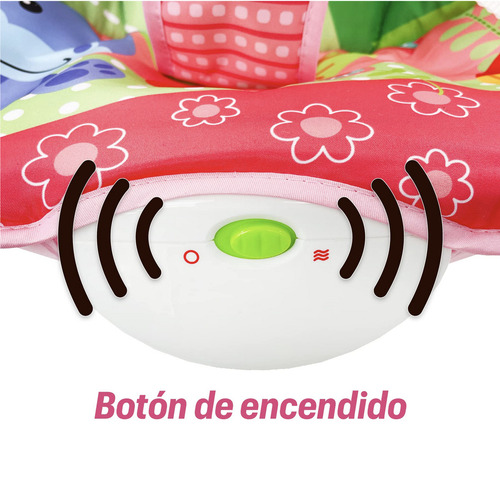 Silla mecedora para bebé Tiibaby Cartoon deluxe rosa