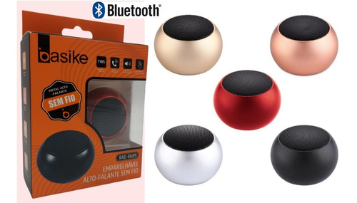 Mini Caixa De Som Basike Bluetooth Emparelhável Speaker 3w 