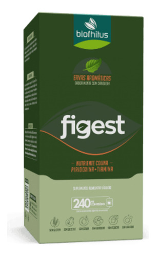 Kit C3 Figest Suplemento Líquido Matinal Biofhitus Menta