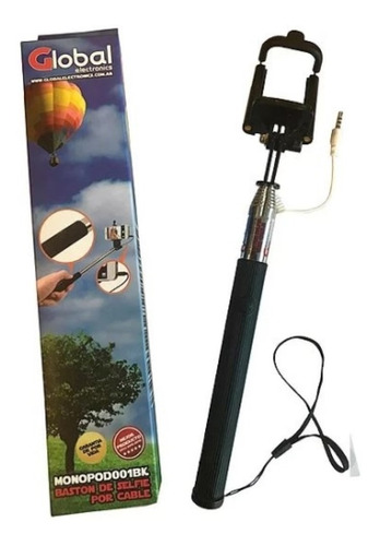 Monopod Bastón Selfie Por Cable Con Botón Global Alpha S.i.