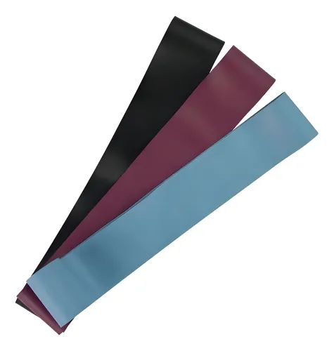 Conjunto Minibands Domyos Multicolor 3 Intensidades 50cm Kit 3 Pe...