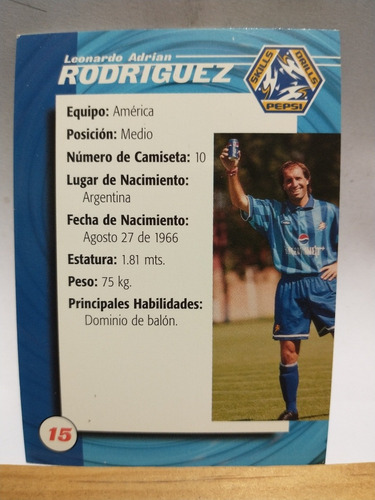 Pepsi Generation Next Futbol 1998 5 Tarjetas Diferentes. Le (Usado)