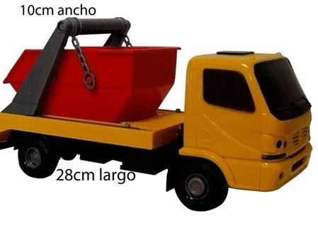 Imagen 4 de 7 de Camión Con Volqueta Extraíble Basculante Gran Tamaño 28cm