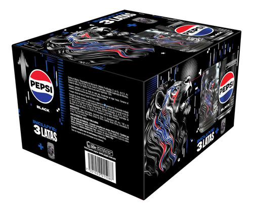 Pepsi Black Pack Exclusivo Tecate Pal Norte 3 Latas Más Vaso