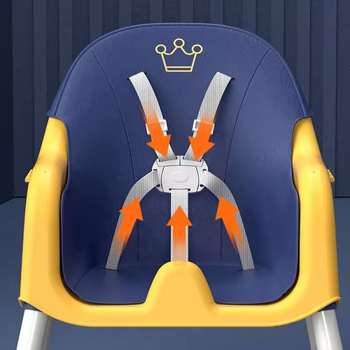 Silla De Comer Bebe 2 En1 Voyage Snak Con Cinturón Seguridad