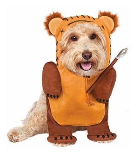 Disfraz De Mascota Ewok Running Star Wars De Rubie, Grande.