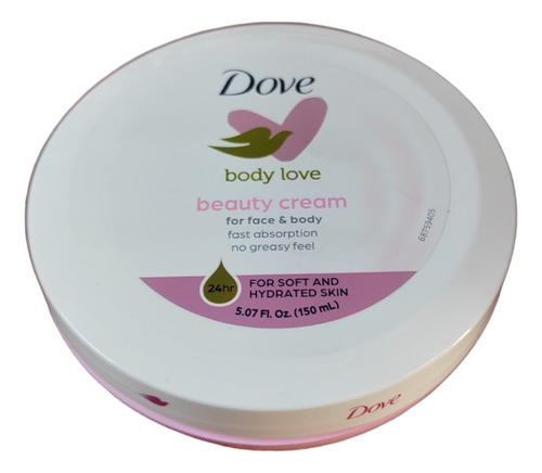 Crema D Belleza Dove Para Una Piel Suave Hidratada 24h 150ml