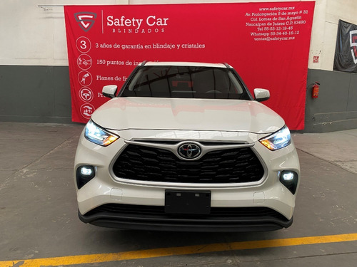 Imagen 3 de 13 de Toyota Higlander Xle 2020 Blindaje Nivel 3