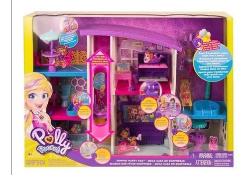Polly Pocket Mega Casa De Sorpresas Original Precio Justo
