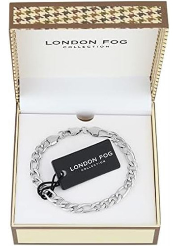 London Fog Figaro Link Pulsera Unisex De 8 Pulgadas (lf (oro