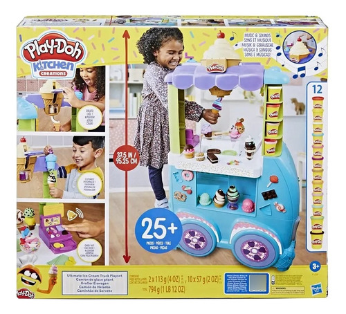 Kitchen Creations Play Doh Carrito De Helados Hasbro