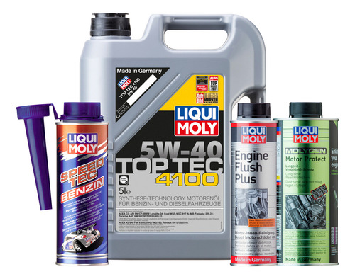 Set 4 Pzas Top Tec 4100 5w40 Speed Tec Liqui Moly C/ Regalo