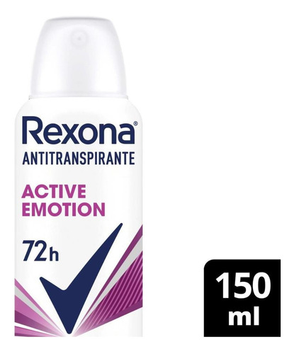 Antitranspirante em aerossol Rexona Active Emotion 150 ml