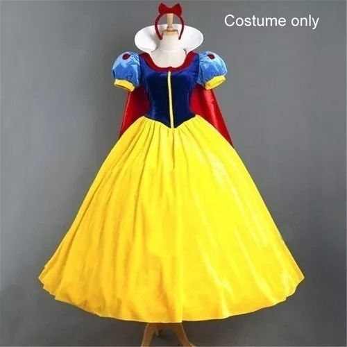 $ Vestido Cosplay Adulto Blancanieves Niña Vestido Princesa