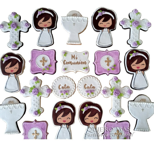 Imagen 1 de 10 de Cookies De Manteca Decoradas Y Personalizadas (por Docena)