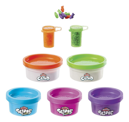 Play-doh Nickelodeon - Kit De Mezcla De Slime Rockin Para Ni