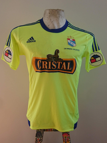 Camiseta Sporting Cristal Perú adidas #9 2015 Fluo
