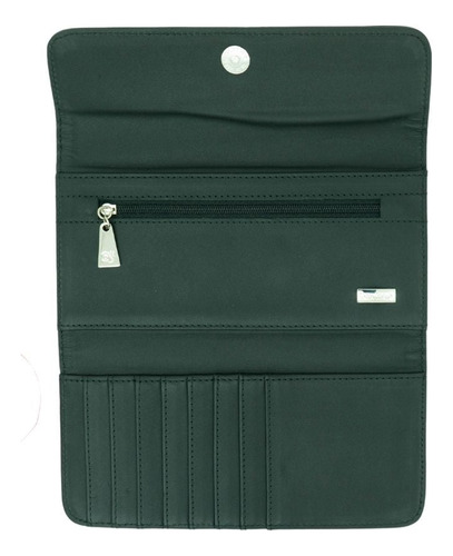 Cartera De Bolsillo Pineda Covalin Diseño Ruta Puuc Negro Color Negrorp