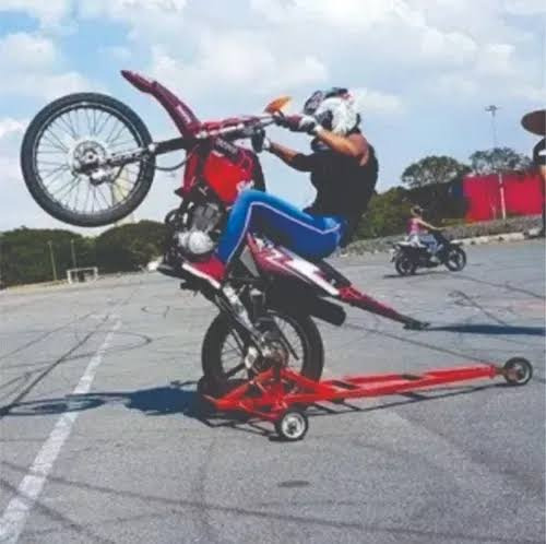 Projeto Aparelho Aprenda Grau De Moto Empinar Dar Grau Fácil