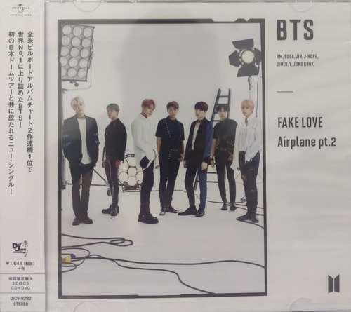 Cd + Dvd Bts - Fake Love / Airplane Pt. 2 Nuevo Obivinilos