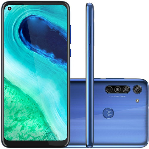 Celular Motorola Moto G8 Azul 4gb 64gb 6.4  Camera Tripla