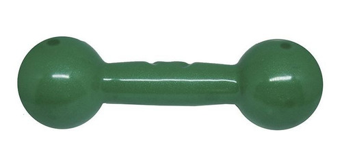 Halter Peso Bola Emborrachado De 7kgs Verde Musculação