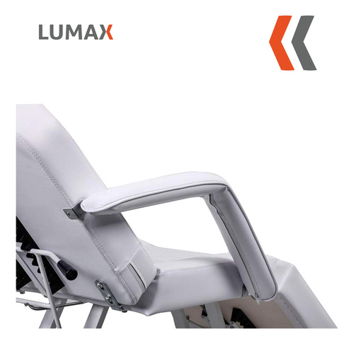 Camilla Reclinable Plegable Para Tatuador Masajes Portatil Color Blanco