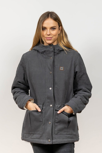 Chaqueta Canvas Reversible Woodstone Mujer Falcone