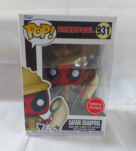 Funko Pop Safari Deadpool 931 Gamestop Exclusive