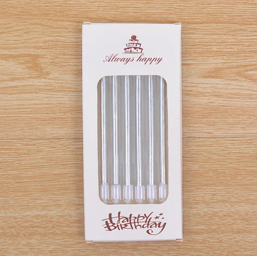 Paquete De Velas Plateadas, Doradas Y Metálicas 18 Velas