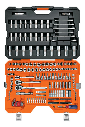 Juego 217 Herramientas 1/4'', 3/8'' Y 1/2'' Std Y Mm, Truper