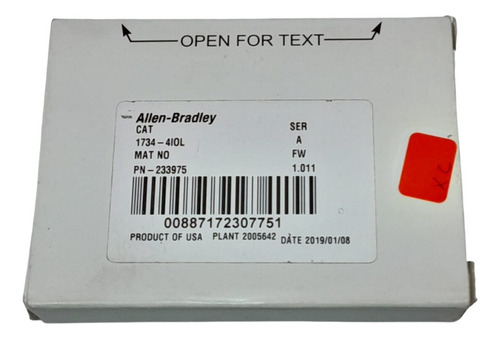 1734-4iol Interface, Io Link, Distributed I/o, 4-point