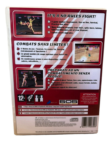 Fighting Angels Ps2 Capa+pôster+disco Play 2