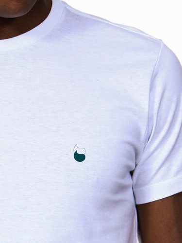 Imagem 4 de 6 de Camiseta Masculina Algodão - Estampa Gota