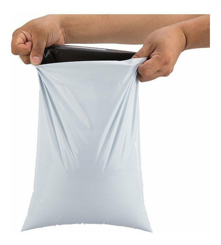 Saco Inviolável Branco Com Lacre 19x25 Sedex 500 Segurança 