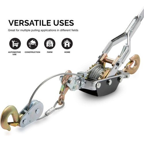 Cabestrante De Trinquete Come Along 02256a, Capacidad D...