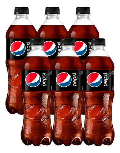 Refrescos Pepsi Sin AzĂșcar 6 Botellas De 600 Ml C/u