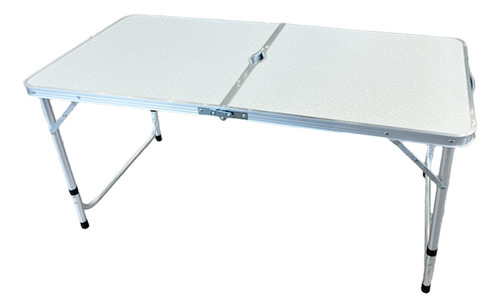 Mesa Plegable De Playa Dos Alturas Camping Resistente Color Gris