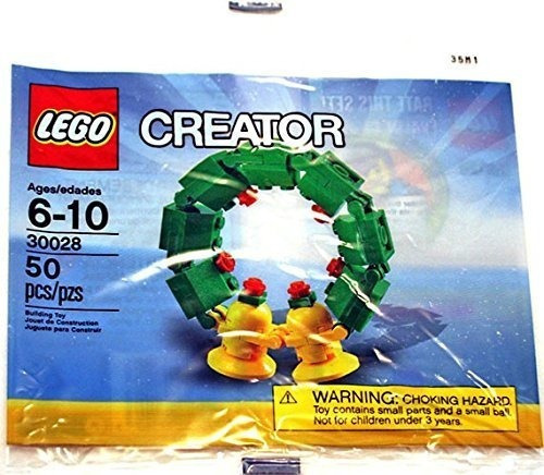 Mini Conjunto De Figuras Lego Creator No. 30028 Corona Navid