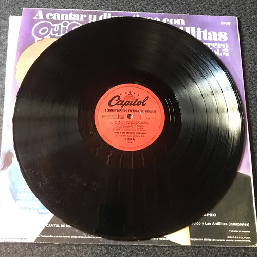 Quico Vinilo Quico Y Sus Ardillas Exc Estado S/uso Estándar (Usado)