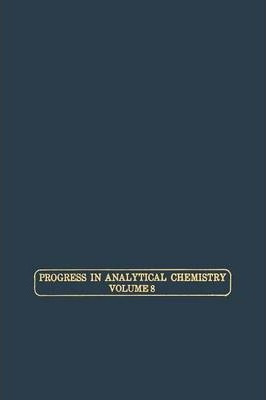 Libro Progress In Analytical Chemistry - Ivor L. Simmons