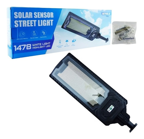 Foco Con Brazo Solar 500w Pvc 500w 807 Led Con Control