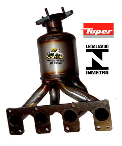 Imagem 5 de 6 de Catalisador Palio 1.8 8v Fire 2006 A 2009 Modelo Original