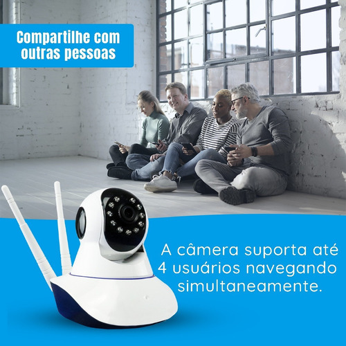 Cámara Robo 3 Antenas Ip Wifi 360º 720p Sistema Yoosee/yyp2p