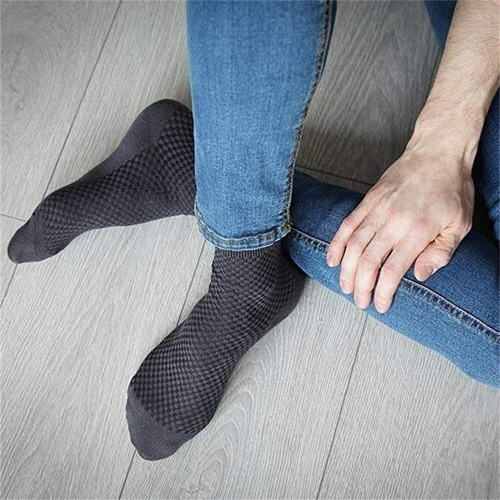 . 10 Pares De Calcetines De Fibra De BambĂș Para Hombre, In
