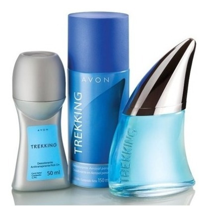 Trekking Set X3 (perfume + Desod. Spray + Roll On) Avon