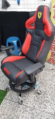 Silla Gamer Estilo Ferrari Oficina Trabajo Video Juegos Play
