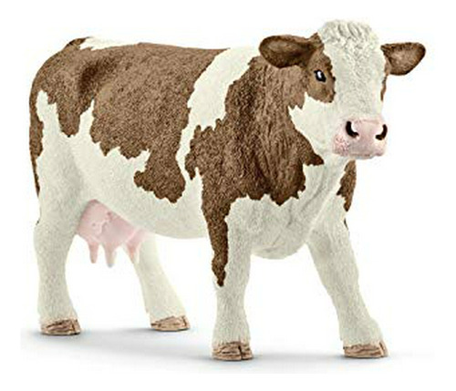 Figura De Vaca Simmental Schleich - Compatible Con Farm Worl